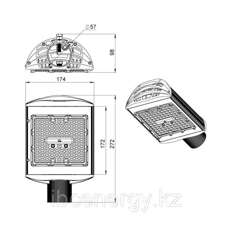 Магистраль v3.0 Мультилинза 50 Экстра 4000К 155×70° - фото 7 - id-p102520105