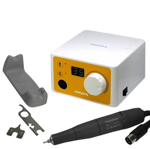 Комплект Аппарат для маникюра и педикюра 3N Yellow / H37LN, без педали