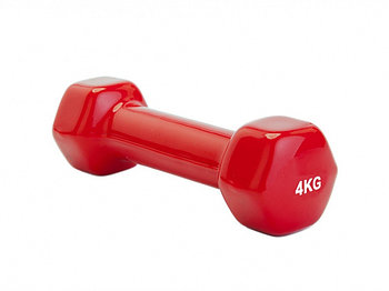 Гантель обрезиненная Ironman 4 кг, красный
