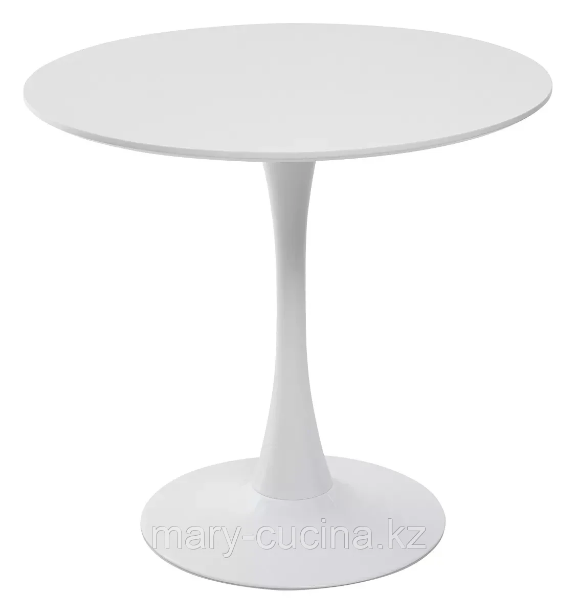Стол обеденный M-City COLUMN T631 WHITE D80