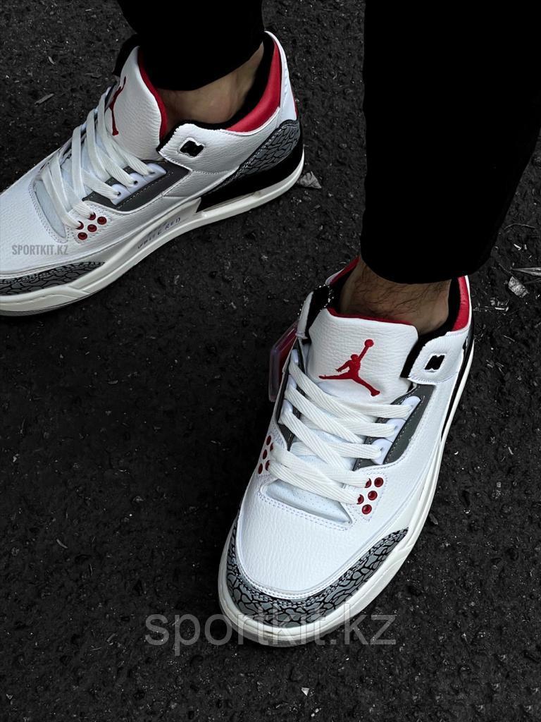 Крос Nike Air Jordan баскет 3 бел крас - фото 2 - id-p102544580
