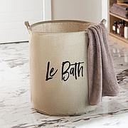 Корзина текстильная Этель "Le bath", 45*55 см   6489221