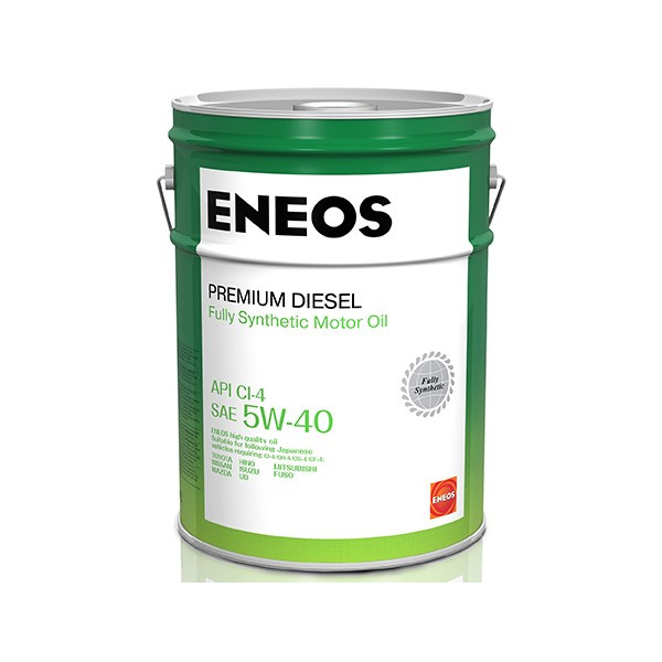 ENEOS PREMIUM DIESEL Synthetic(100%) 5W-40, 20л - фото 1 - id-p102556920