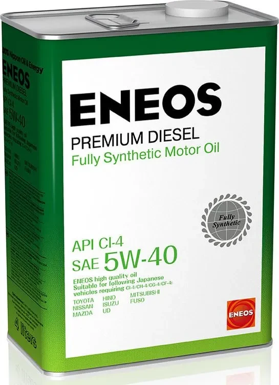 ENEOS PREMIUM DIESEL Synthetic(100%) 5W-40, 4л - фото 1 - id-p102556931