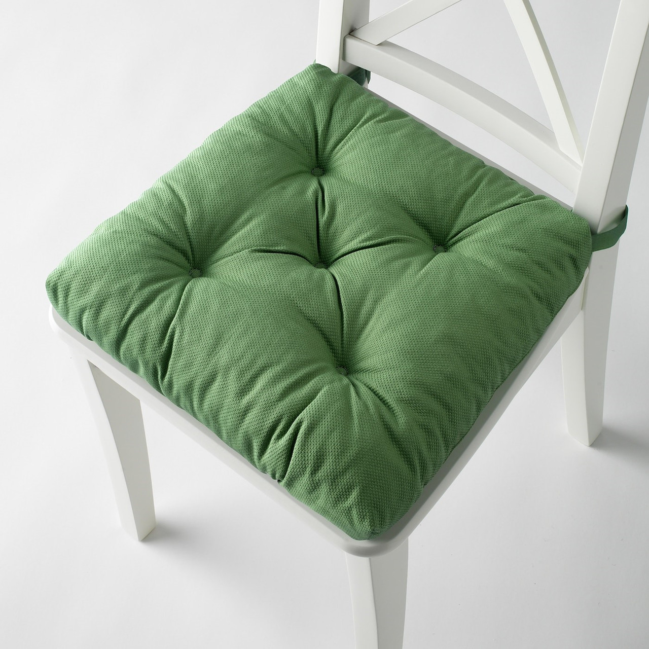 Подушка на стул МАЛИНДА, зеленый 40/35x38x7 см - фото 3 - id-p79546338