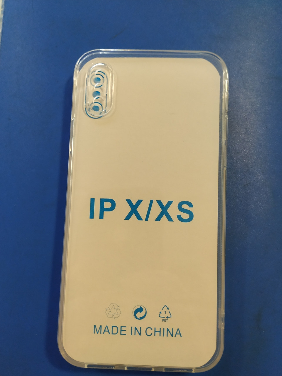 Чехол для iPhone X \ XS, силиконовый, прозрачный