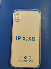 Чехол для iPhone X \ XS, силиконовый, прозрачный
