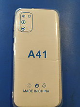 Чехол для Samsung А41 , силиконовый, прозрачный