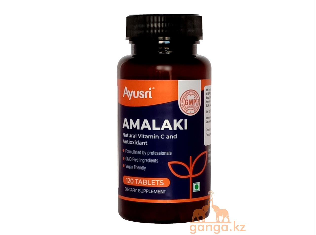 Амалаки - источник витамина С (Amalaki AYUSRI), 120 таб