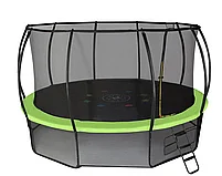 Батут Mzone 12FT диаметром 3,66 метра с защитной сетью и лестницей, фото 3