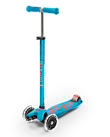 Самокат Maxi Micro Deluxe Aqua LED цвета в ассортименте, фото 2