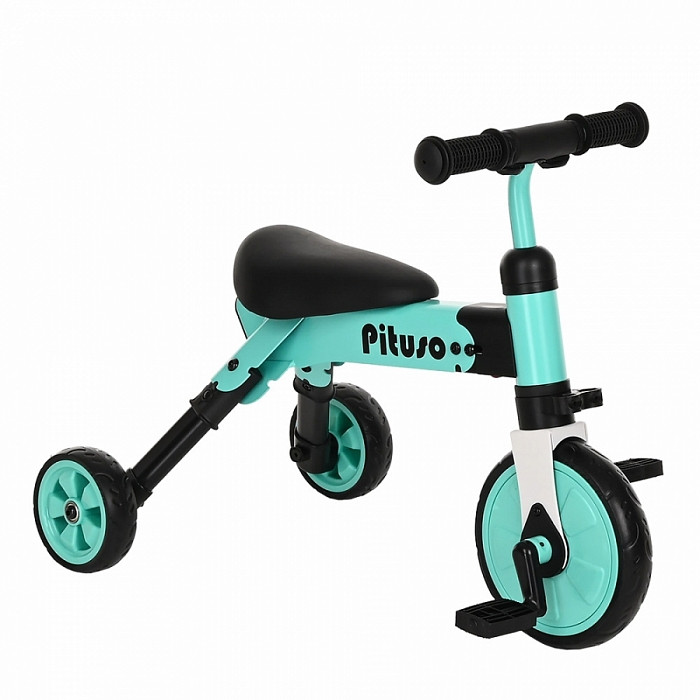 PITUSO Велосипед трехколесный 2в1 "Букашка" Green/Зеленый