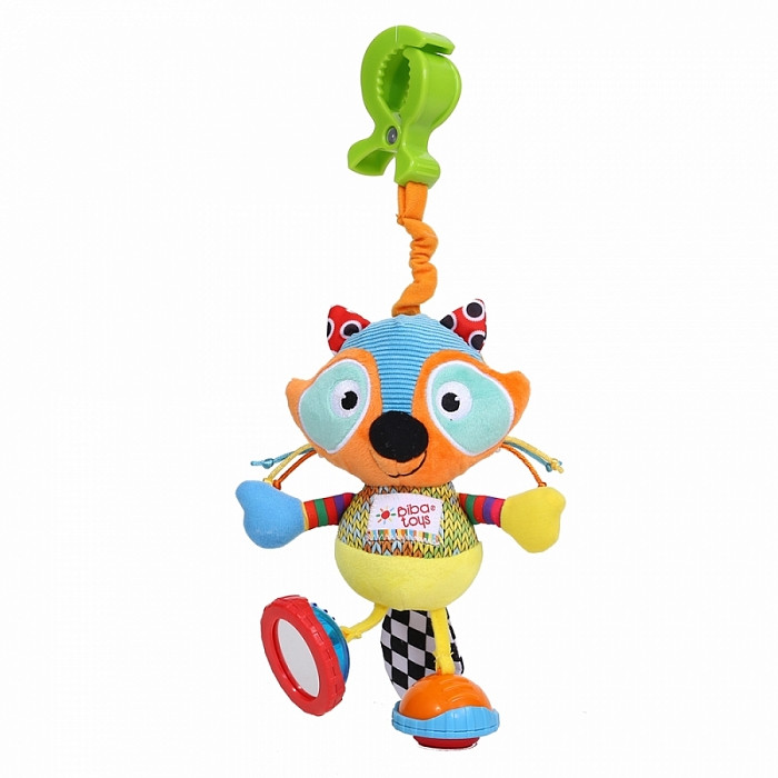 BIBA TOYS Мягкая игрушка-подвеска на прищепке Крошка-енот длина 30 см (в кор.24 шт.)