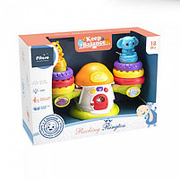 PITUSO Развивающий центр Веселая пирамидка (свет,звук) 25*11*18 см (в кор.36 шт.), фото 3