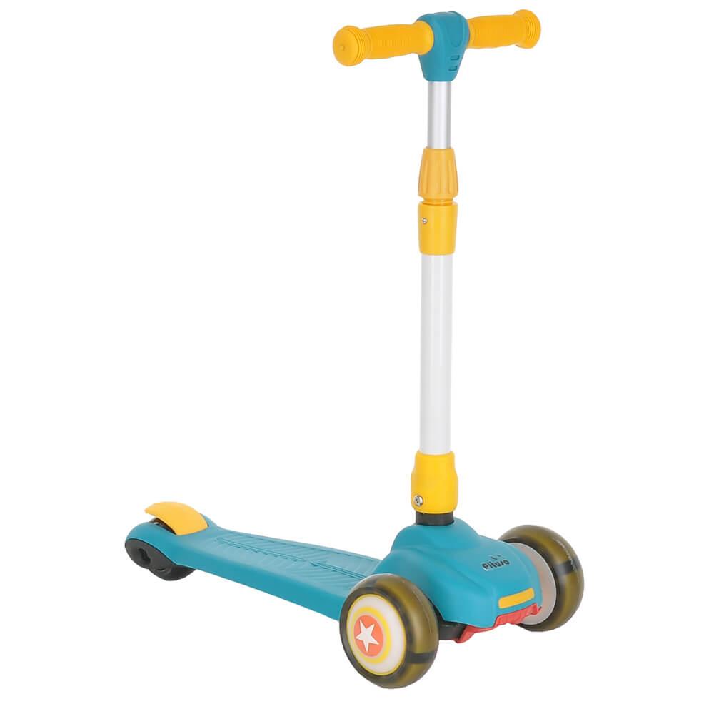 PITUSO Самокат трехколесный HD-8814B, 3в1 Blue/Синий (2 места)