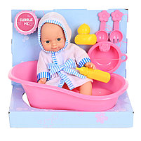 Игровой набор Pituso Пупс с аксессуарами для купания Blue/Голубой, фото 4