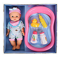 Игровой набор Pituso Пупс 33 см.с аксессуарами Зонтики Голубой, фото 5