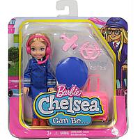 Набор Barbie Карьера Челси Пилот кукла + аксессуары, фото 2