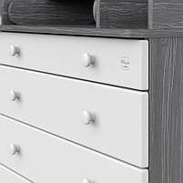 Комод раскладной Атон Maks Древесина графит - белый, фото 5