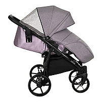 Коляска 2 в 1 Tutis Novo Reflective Кожа Lavender Metalic/Grey Reflective Print, фото 7
