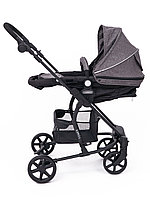 Коляска-трансформер Tomix Bloom, темно-серый+черный, фото 4