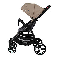 Коляска прогулочная Indigo ASSANA, серый-бежевый, фото 5