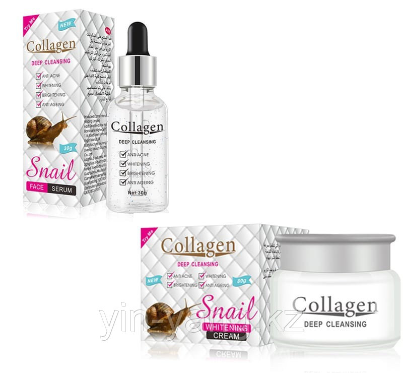 Сыворотка для лица "SNAIL COLLAGEN" с коллагеном и муцином улитки, 30 мл - фото 2 - id-p102563845