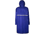 Длинный дождевик Lanai из полиэстера со светоотражающей тесьмой, кл.синий, фото 4