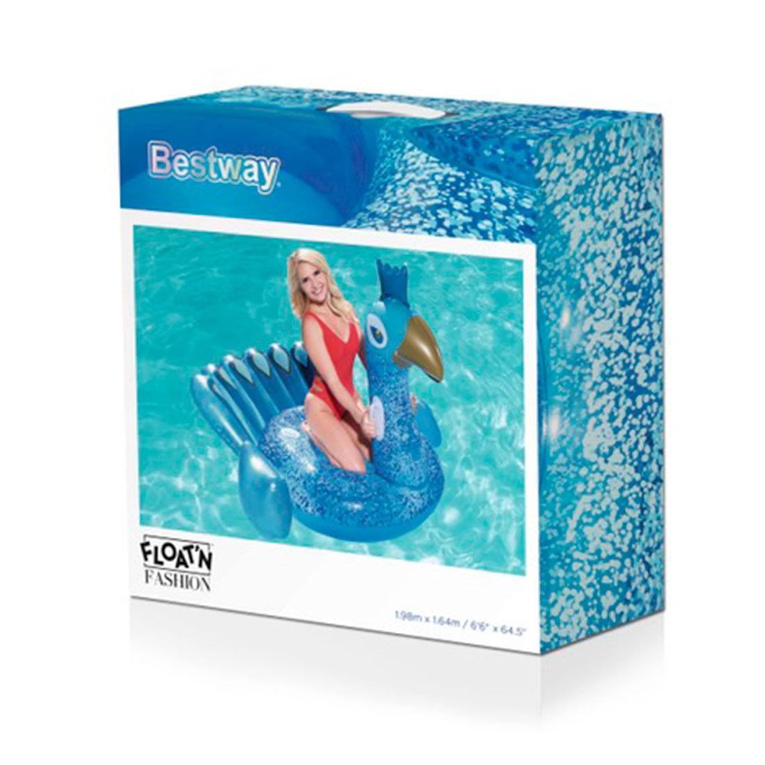 Надувная игрушка Bestway 41101 в форме павлина для плавания - фото 3 - id-p92653968