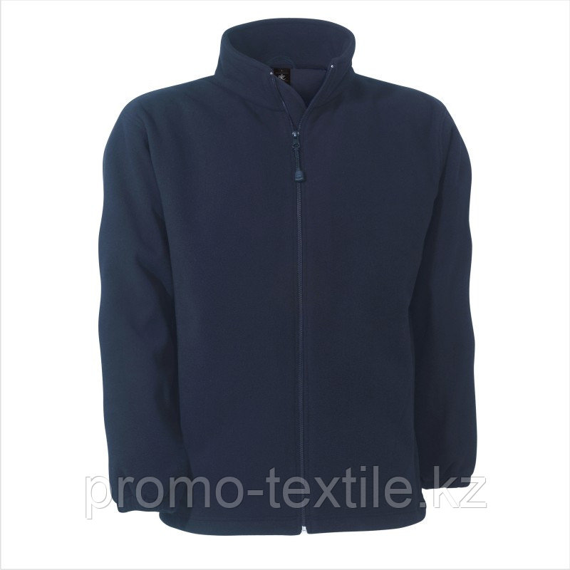 Флисовая куртка темно-синего цвета / Флисовая толстовка темно-синего цвета с логотипом