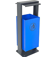 Урна для мусора квадратная, Длина(мм): 420, Ширина(мм): 420, Высота(мм): 460, Материал: Бетон