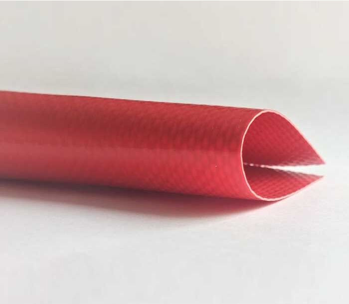 Ткань ПВХ GRÜNWELT 650гр красная 2,5х65м (ПГ) (162,5) RAL 3020 - фото 1 - id-p102351886