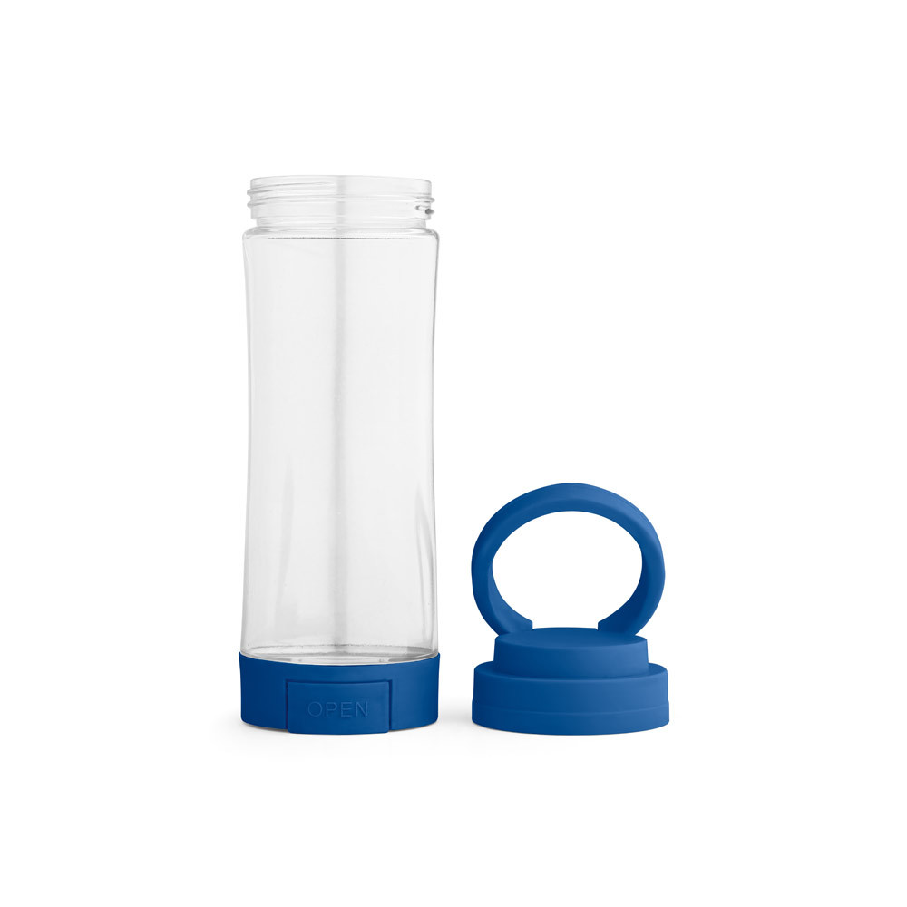 Стеклянная бутылка для спорта QUINTANA, синяя - фото 3 - id-p102584836