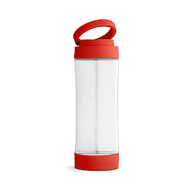 Стеклянная бутылка для спорта QUINTANA, красная