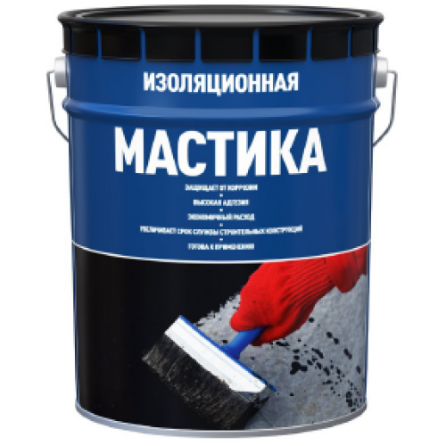 МАСТИКА БИТУМНАЯ ИЗОЛЯЦИОННАЯ 21,5Л 19 КГ