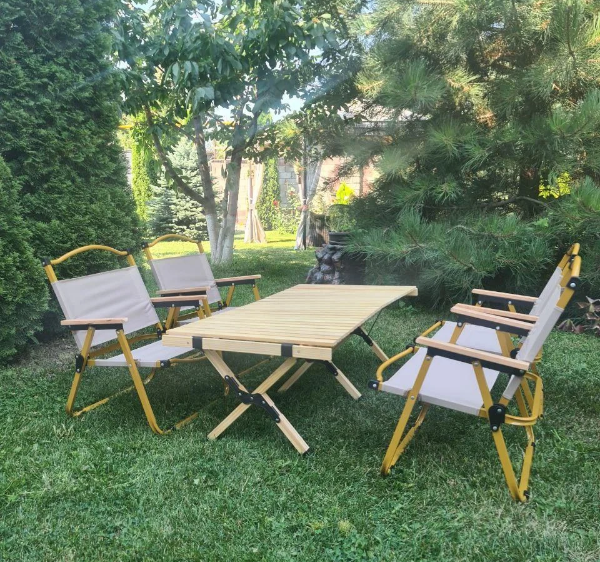 Стол с 4 стульями для пикника "Summer" - фото 1 - id-p102593219