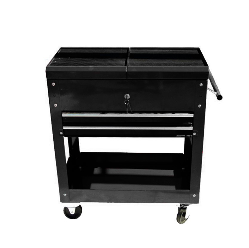 Тележка гаражная для инструмента передвижная (1полка раздвиж.стол, 2 ...