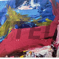 Холст рулонный X-Gree CANVAS 340 хлопковый 36" (914мм*18м*50мм) 340 г/м2, фото 3