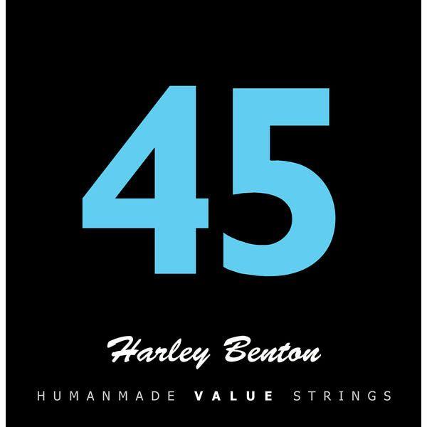 Комплект струн для бас-гитары, никелированные, Harley Benton Valuestrings Bass 45-105, HBVB45-105