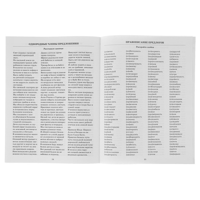 3000 примеров по русскому языку. 4 класс. Узорова О. В., Нефёдова Е. А.