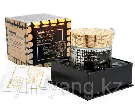 Питательный крем с жиром крокодила "Crocodile Oil Cream" FarmStay, 70 гр
