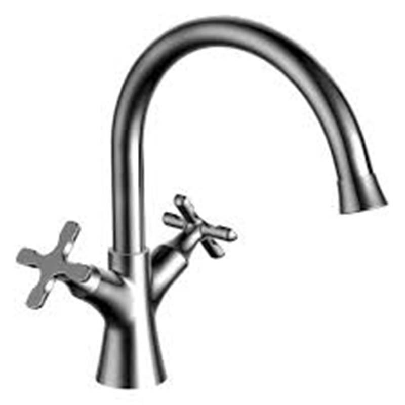 LM5706C Дуэтто Смеситель для умывальника с поворотным изливом, хром (к/к 12)