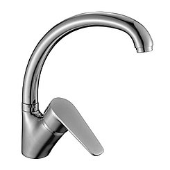 DR69021 Смеситель одноручный для кухни с высоким повортным изливом, хром
