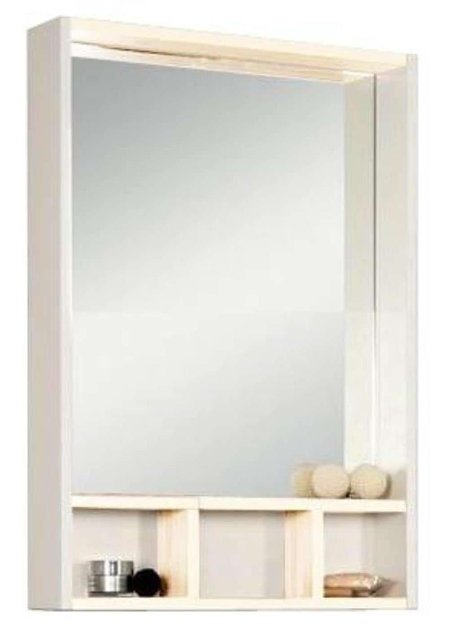 Зеркало - шкаф, ЙОРК, 60, белый, выбеленное дерево