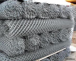 Сетка рабица оцинкованная 20x20x1.4 мм 10