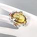 Роскошное кольцо с огромным лимонным Цитрином. эксклюзив, фото 3