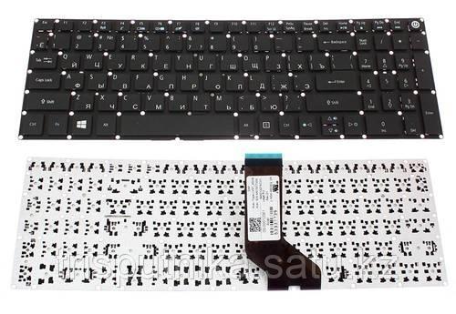 Клавиатура для ноутбука Acer E5-522/E5-573, RU, без рамки, черная - фото 1 - id-p102624668