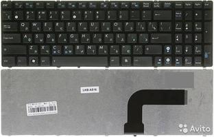 Клавиатура для ноутбука Asus G60, RU, черная