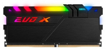Оперативная память 16GB GEIL DDR4 PC4-28800 3600MHz EVO X II Black с RGB подсветкой 18-22-22-42