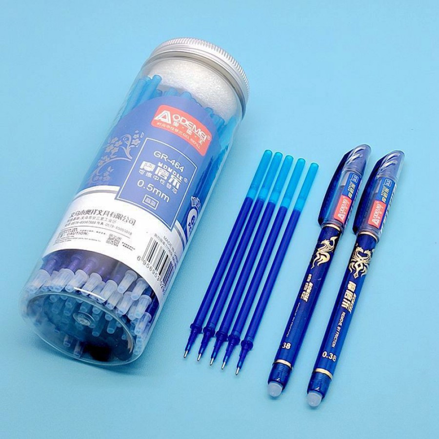 Стержень гелиевый, синий 0,5мм для ручки Пиши стирай ODEMEI - фото 3 - id-p102641416